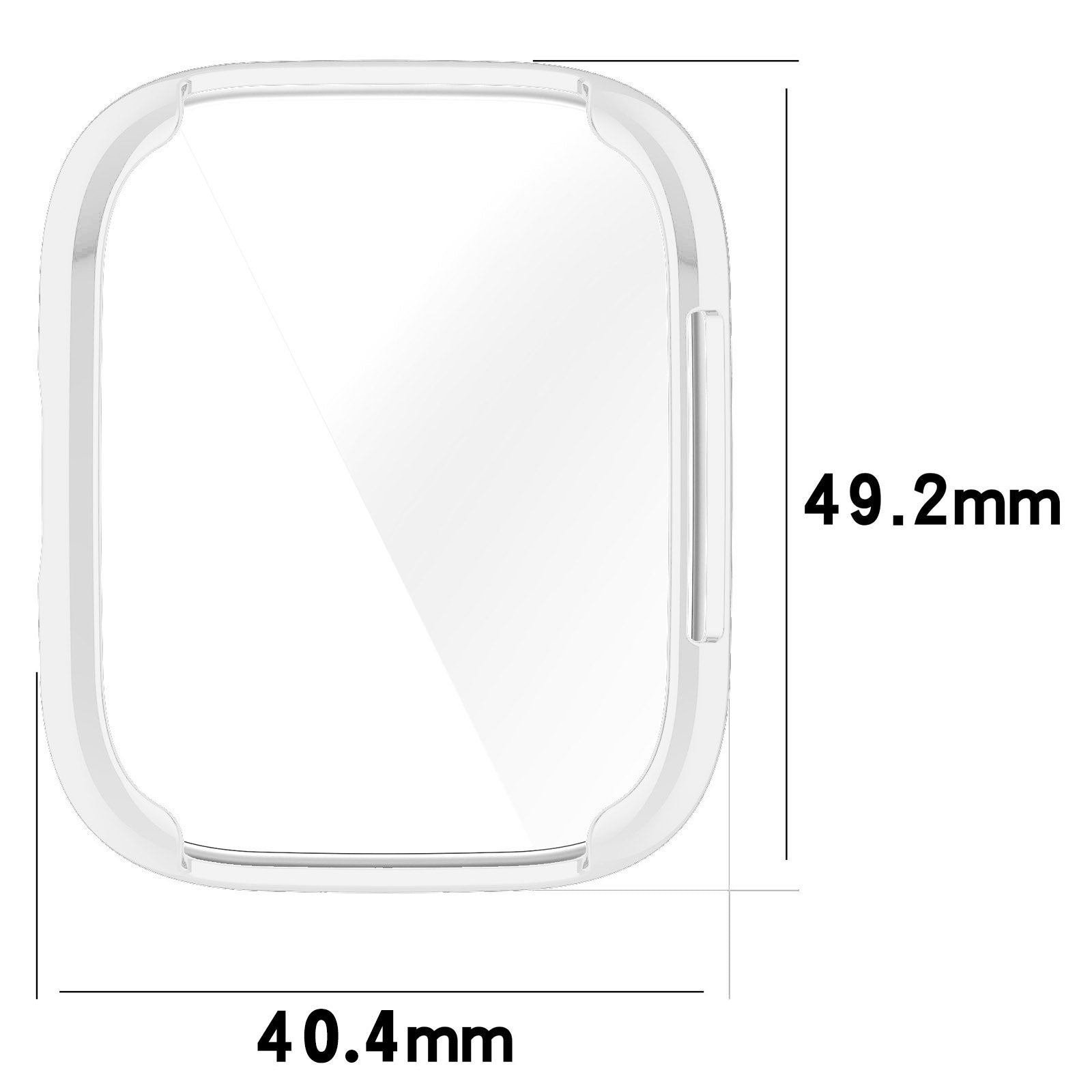 Schutzhülle Bizon Case Watch Felipe für Xiaomi Redmi Watch 3 Active, Transparent