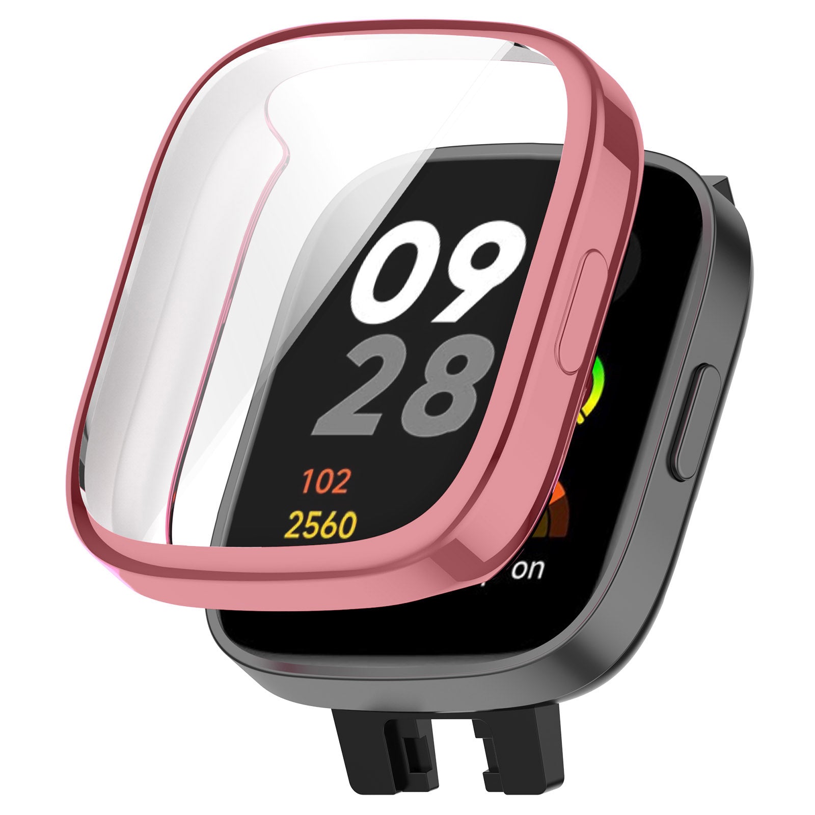 Schutzhülle Bizon Case Watch Felipe für Xiaomi Redmi Watch 3, Rosa