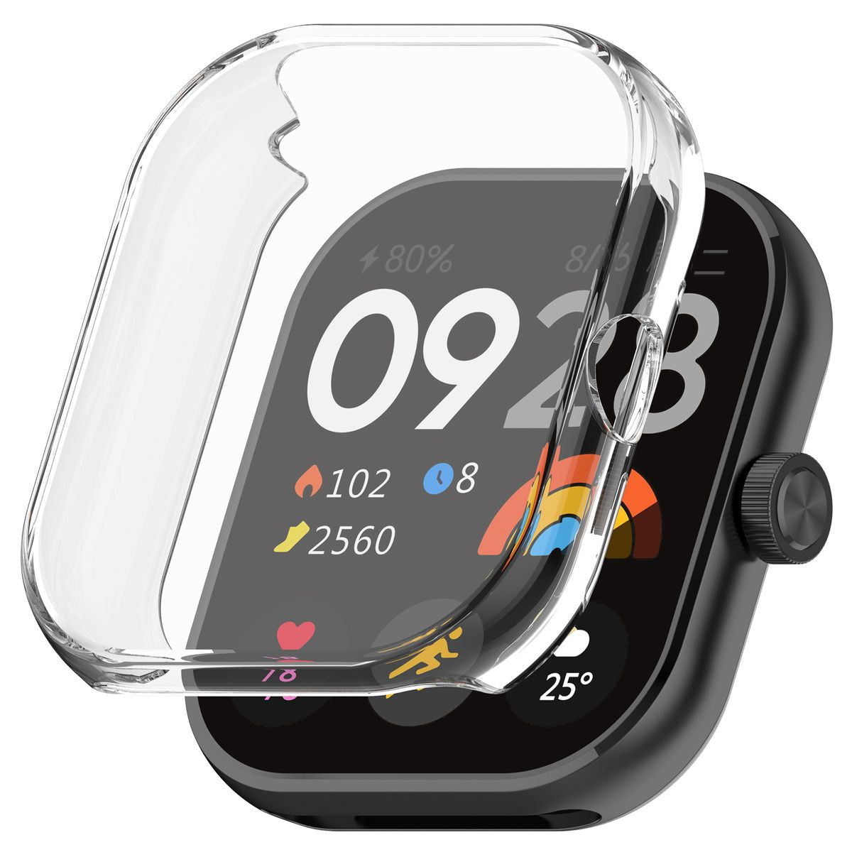 Schutzhülle für Xiaomi Redmi Watch 4, Bizon Case Watch Felipe, Transparent