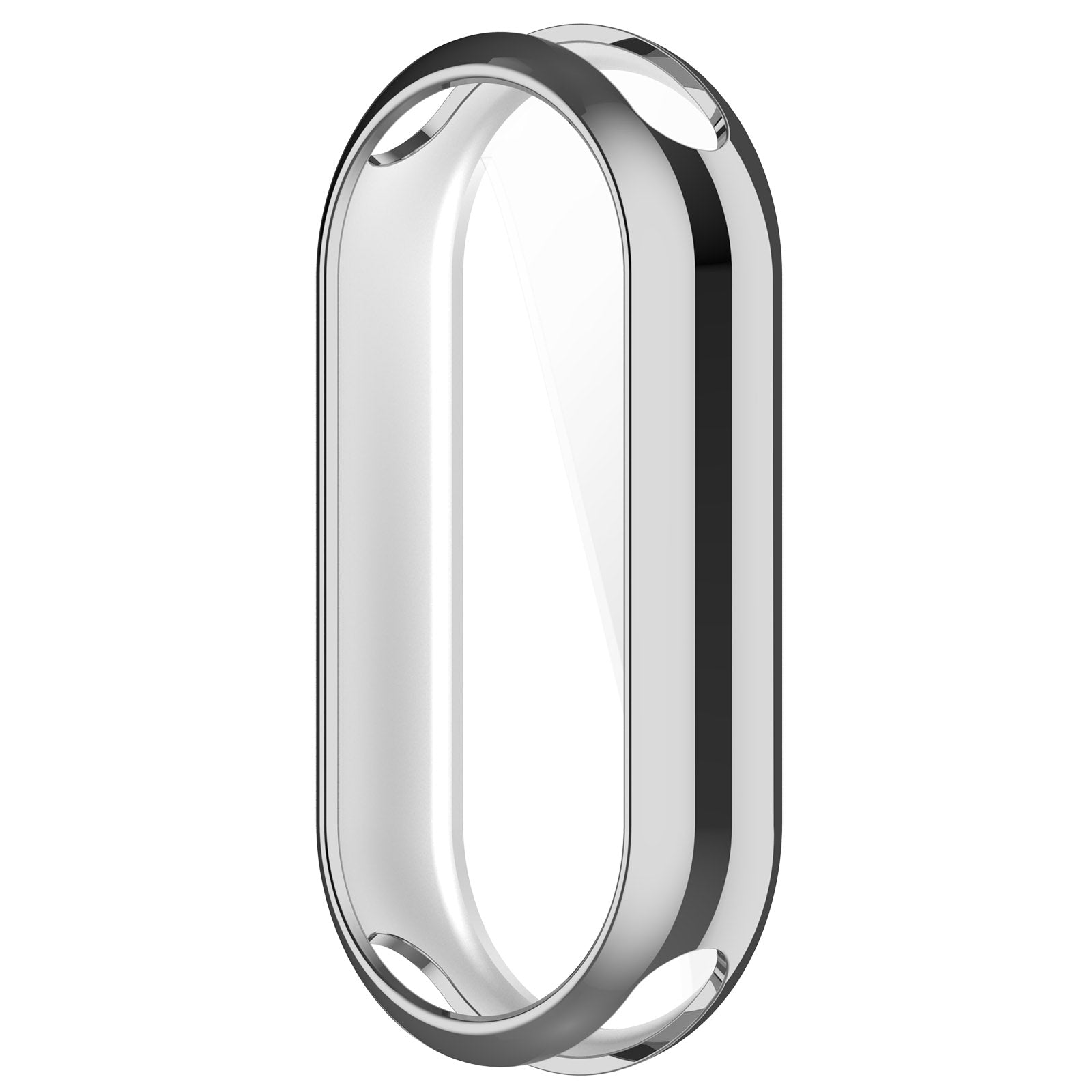 Schutzhülle Bizon Case Watch Felipe für Xiaomi Mi Smart Band 8, Silbern