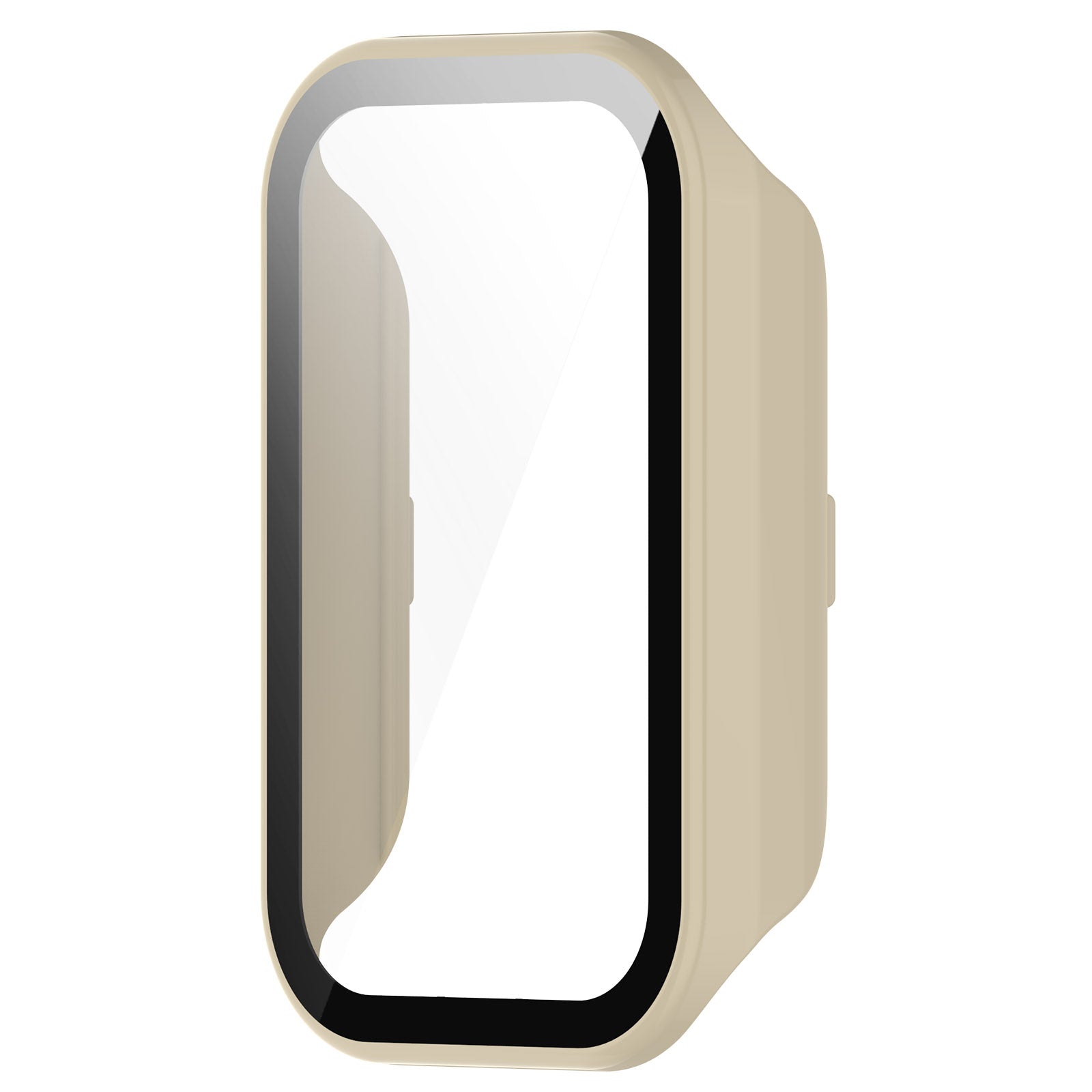 Schutzhülle Bizon Case+Glass Set für Xiaomi Redmi Smart Band 2, Beige