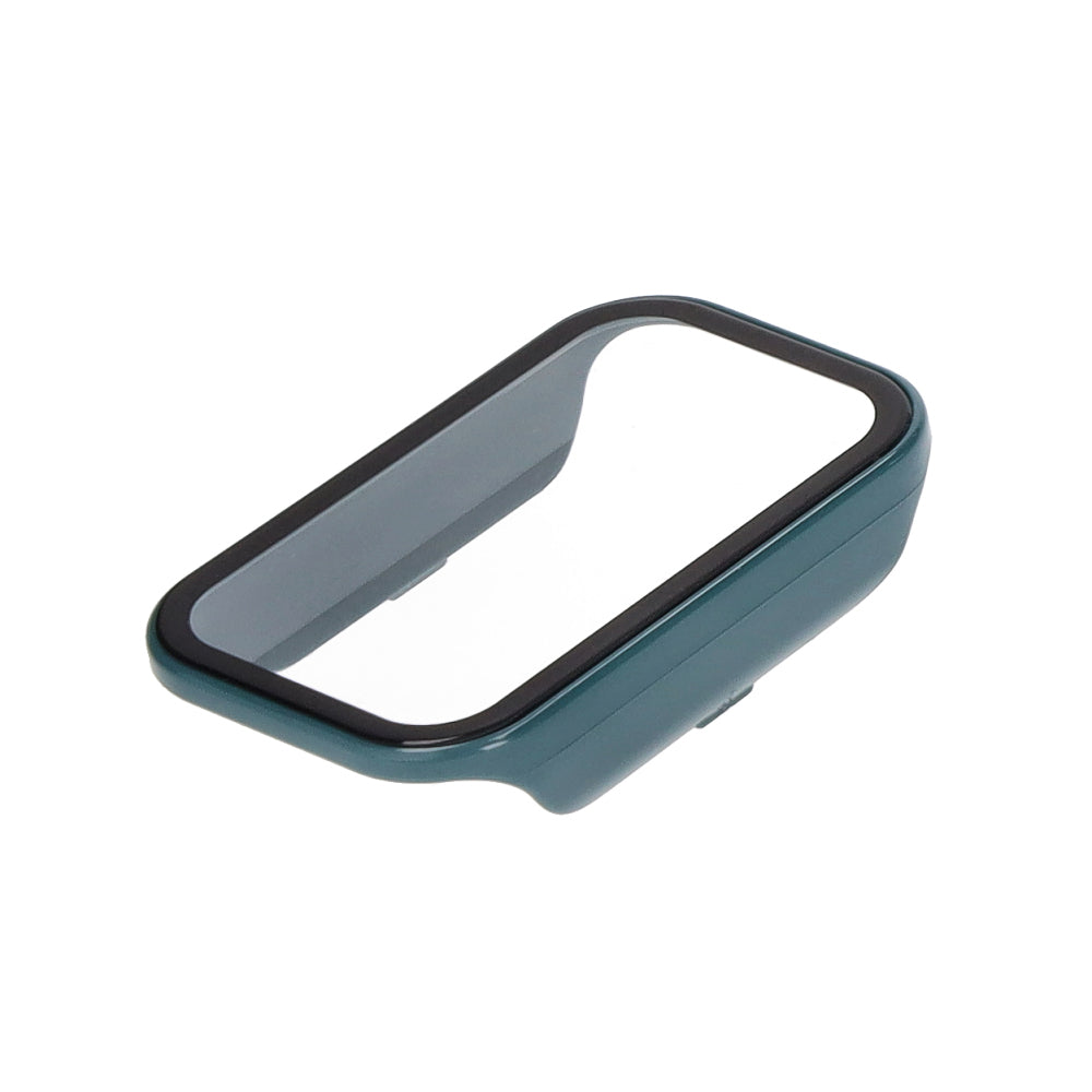 Schutzhülle Bizon Case+Glass Set für Xiaomi Redmi Smart Band 2 / Xiaomi Mi Band 8 Active, Grün