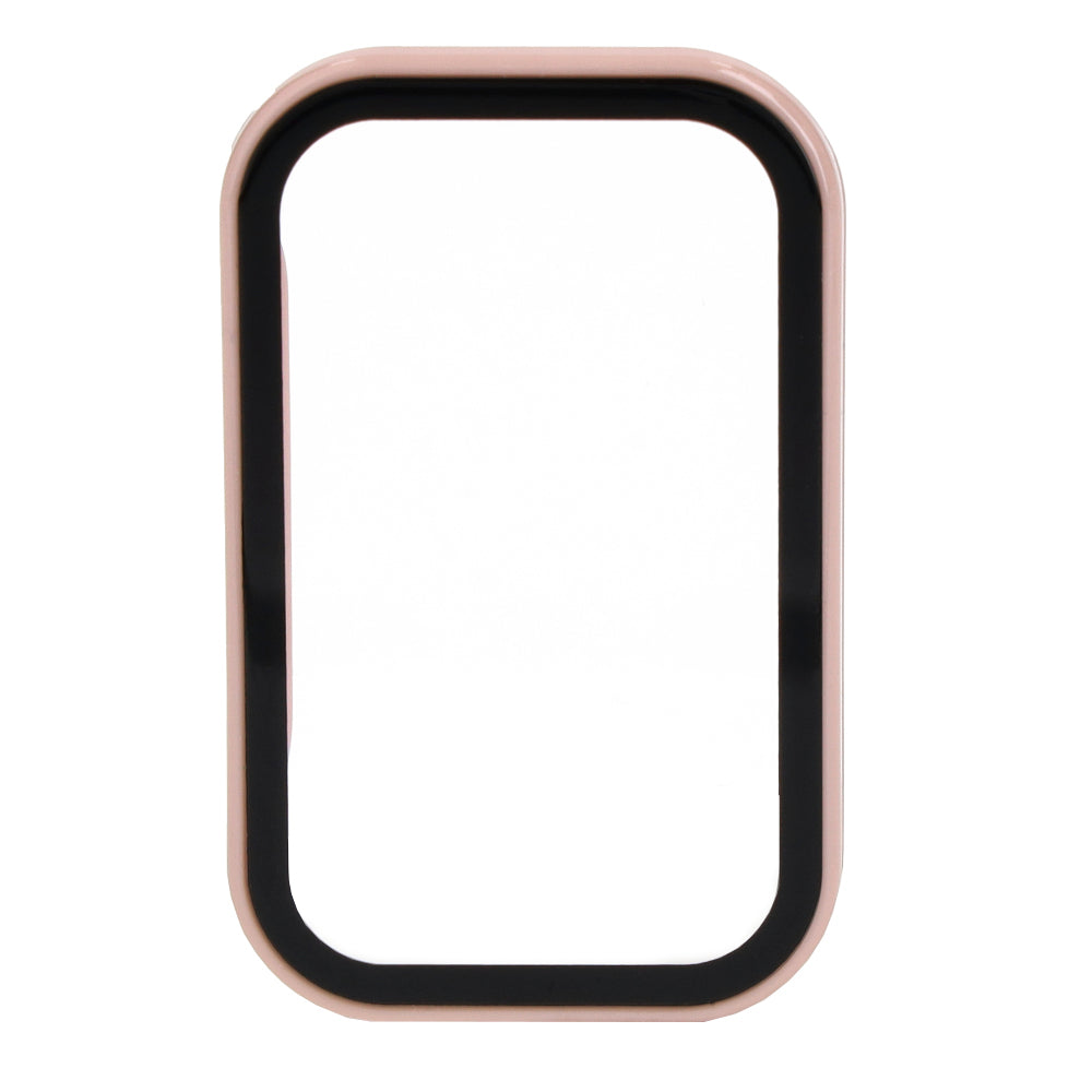 Schutzhülle Bizon Case+Glass Set für Xiaomi Redmi Smart Band 2 / Xiaomi Mi Band 8 Active, Rosa