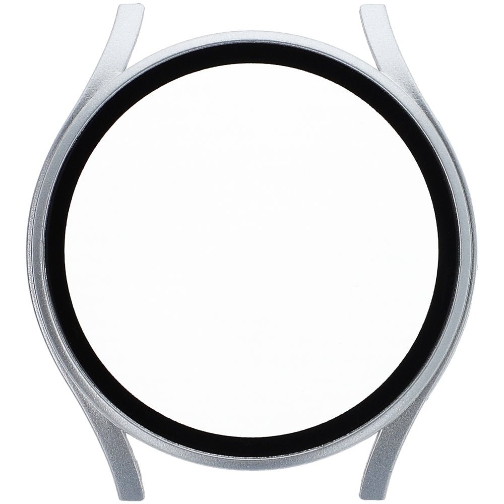 Schutzhülle Bizon Case+Glass für Galaxy Watch 5 40mm, SIlbern