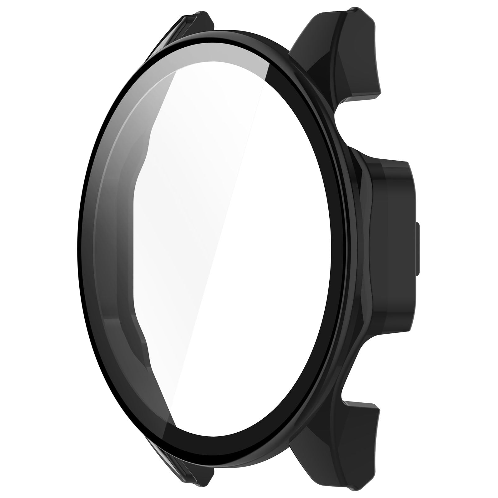 Schutzhülle Bizon Case+Glass Watch für Huawei Watch GT 4 46 mm, Schwarz