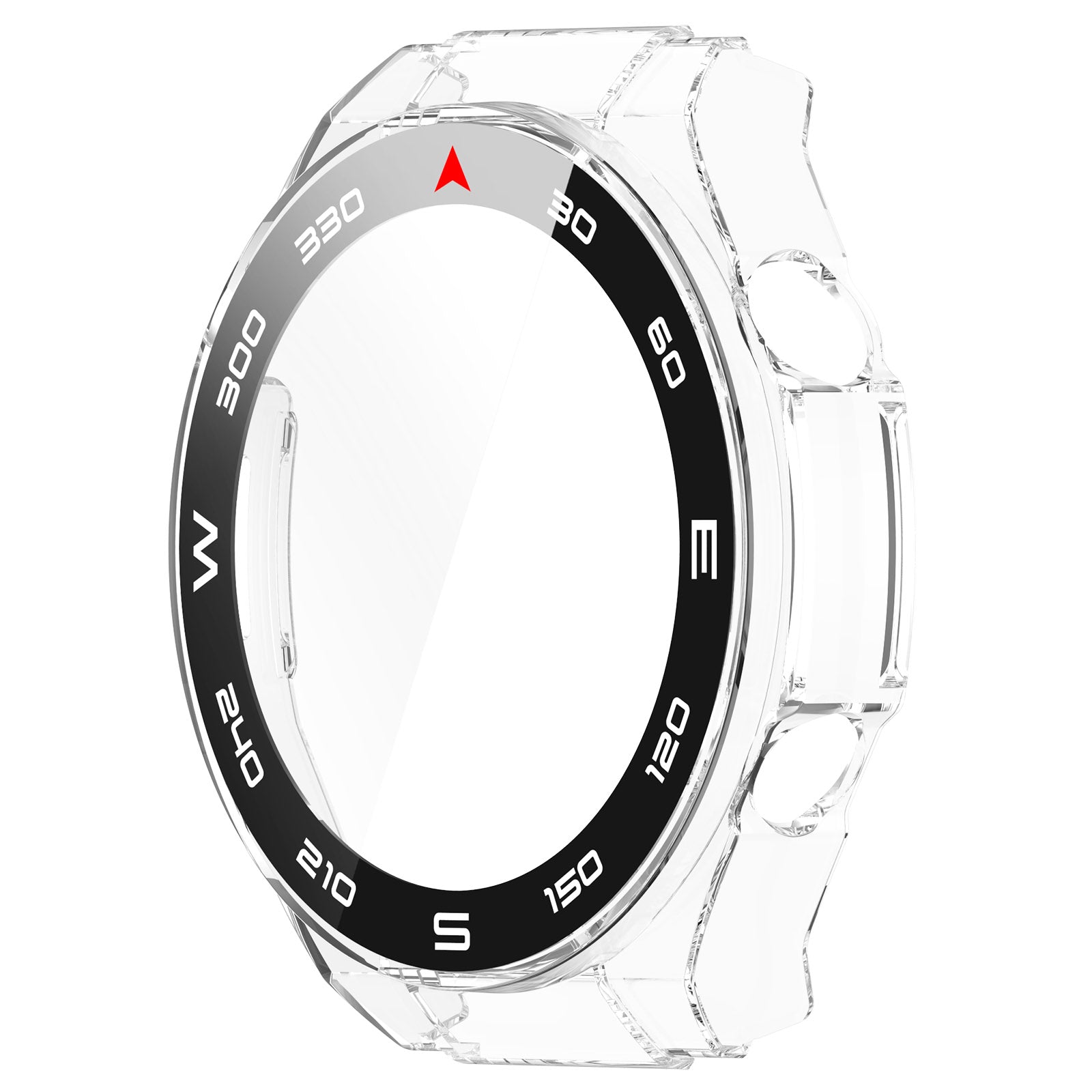 Schutzhülle Bizon Case+Glass Set für Huawei Watch Ultimate, Transparent