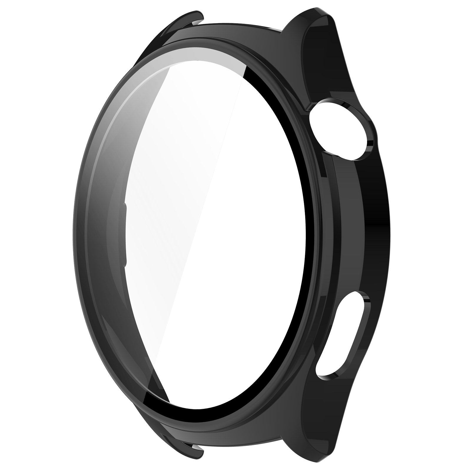Schutzhülle Bizon Case + Glass Watch für Huawei Watch 4 46 mm, Schwarz