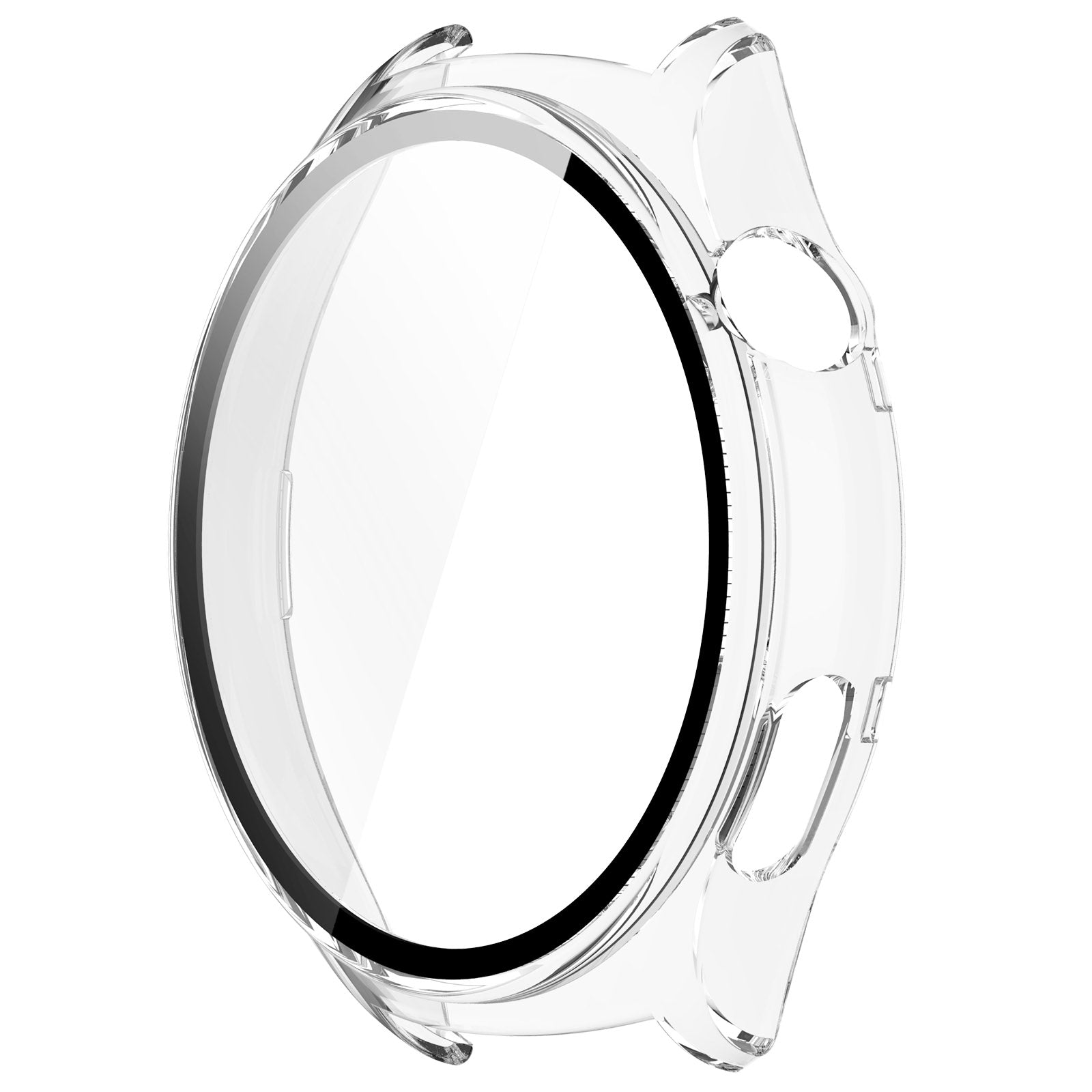 Schutzhülle Bizon Case + Glass Watch für Huawei Watch 4 46 mm, Transparent