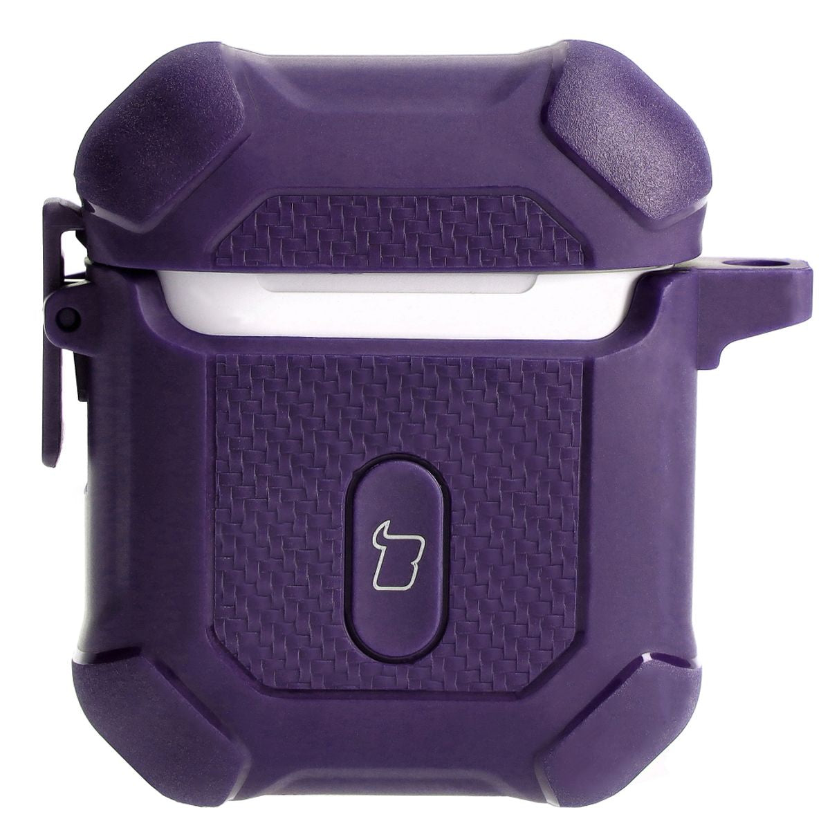 Schutzhülle für Apple Airpods 1/2, Bizon Case Headphone Armor, Violett