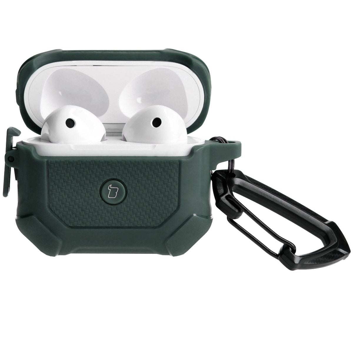 Schutzhülle für Apple Airpods 3, Bizon Case Headphone Armor, Dunkelgrün