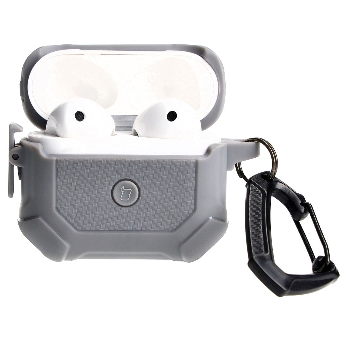 Schutzhülle für Apple Airpods 3 Bizon Case Headphone Armor, Grau