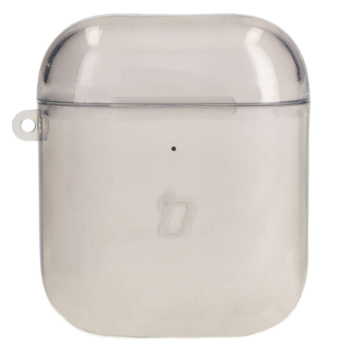 Schutzhülle für Apple AirPods 1/2, Bizon Case Headphone Clear, Transparent-Schwarz