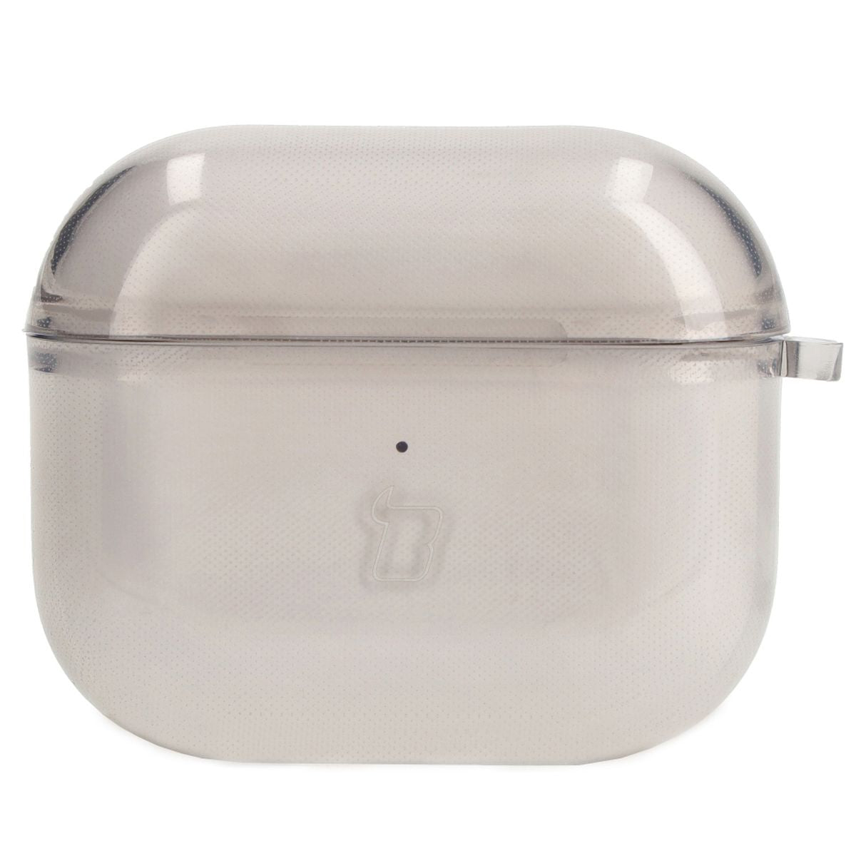 Schutzhülle für Apple AirPods 3, Bizon Case Headphone Clear, Transparent-Schwarz