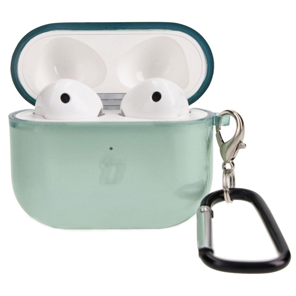 Schutzhülle für Apple AirPods 3, Bizon Case Headphone Clear,, Transparent-Grün
