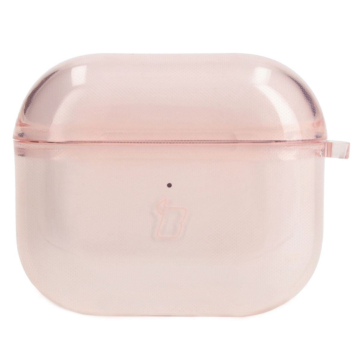 Schutzhülle für Apple AirPods 3, Bizon Case Headphone Clear, Transparent-Rosa