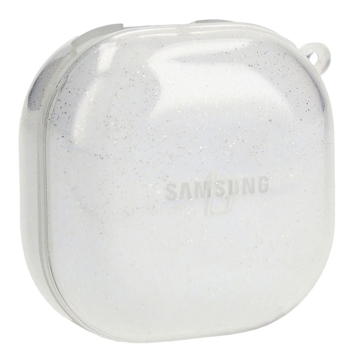 Schutzhülle für Samsung Galaxy Buds Live / Pro / Buds2 / Buds2 Pro / Buds FE. Bizon Case Headphone Clear, Transparent und glitzernd
