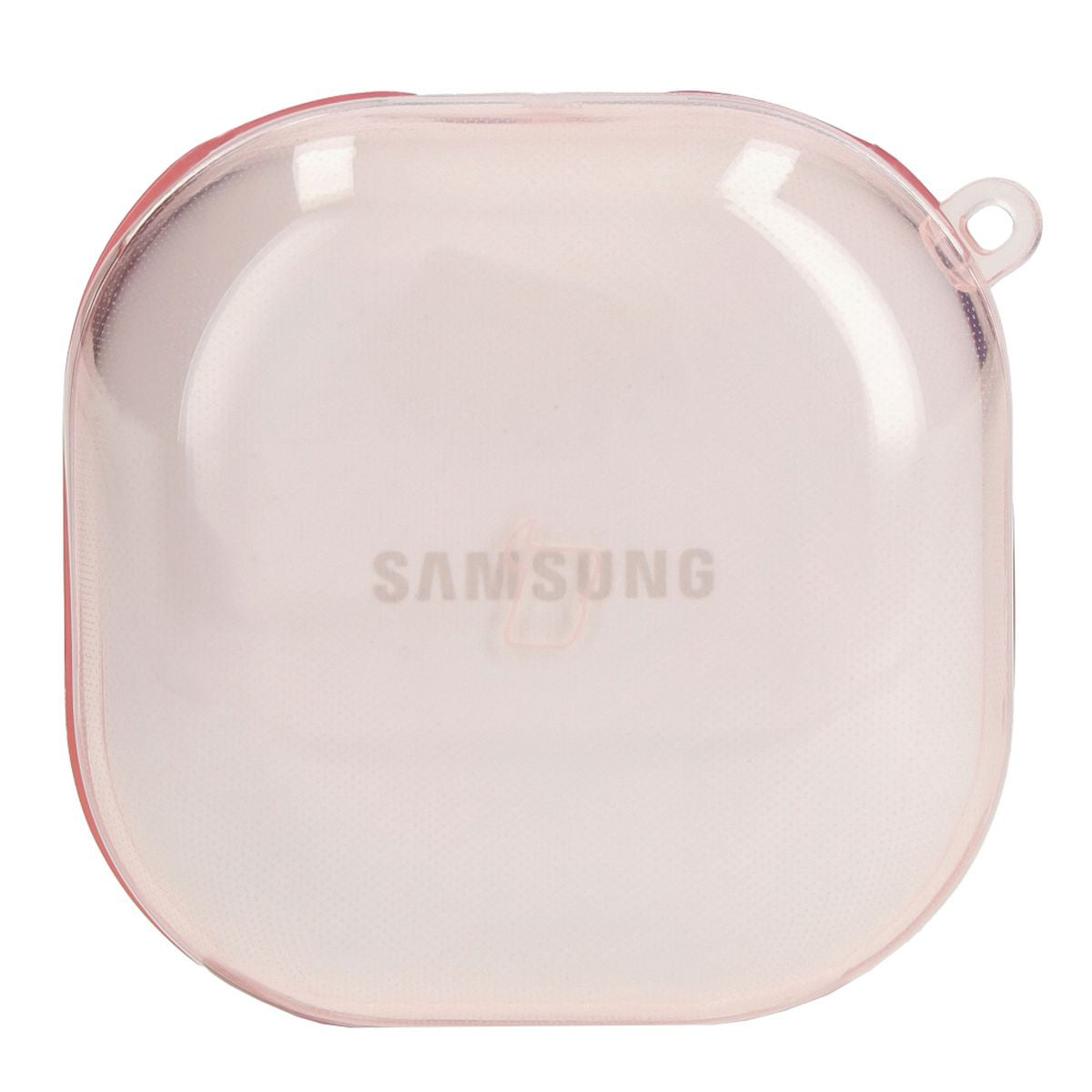 Schutzhülle für Samsung Galaxy Buds Live / Pro / Buds2 / Buds2 Pro / Buds FE. Bizon Case Headphone Clear, Transparent-Rosa