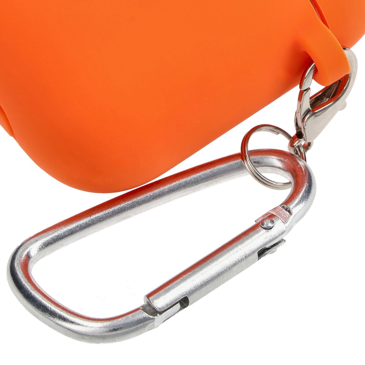 Schutzhülle für AirPods 1/2, Bizon Case Headphone Silicone, Karottenfarbe