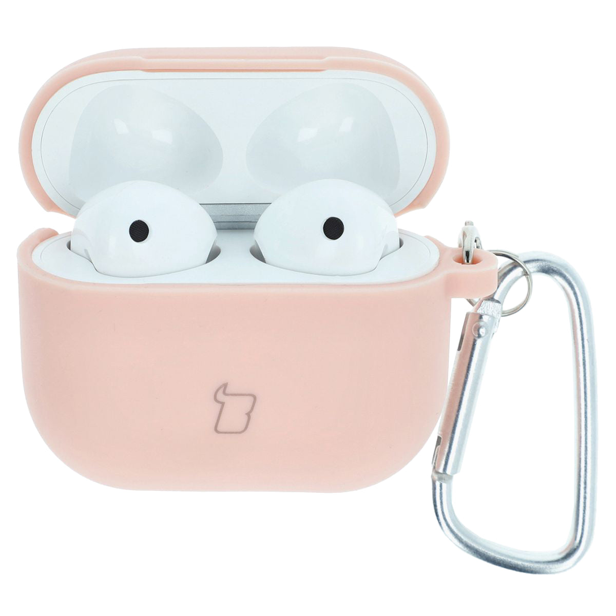 Schutzhülle für AirPods 3, Bizon Case Headphone Silicone, Hellrosa