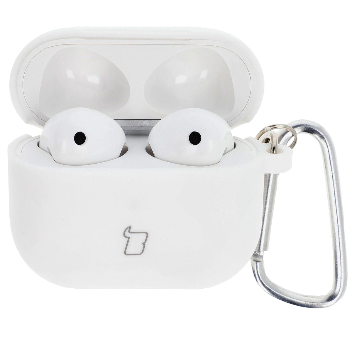 Schutzhülle für AirPods 3, Bizon Case Headphone Silicone, Weiß