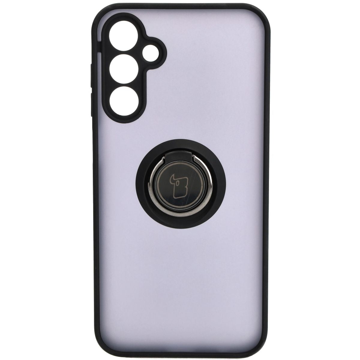 Handyhülle mit Fingergriff für Galaxy A15 5G/4G, Bizon Case Hybrid Ring, getönt mit schwarzem Rahmen