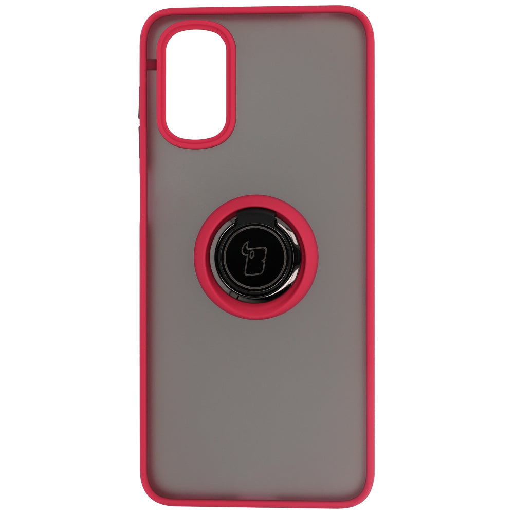 Schutzhülle Bizon Case Hybrid Ring für Motorola Moto G22/E32/E32S, Rot