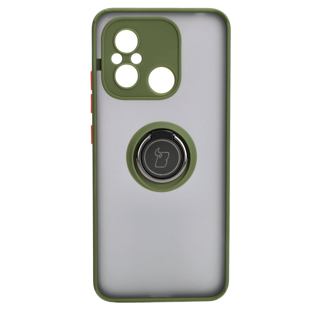 Schutzhülle Bizon Case Hybrid Ring für Xiaomi Redmi 12C, Hellgrün