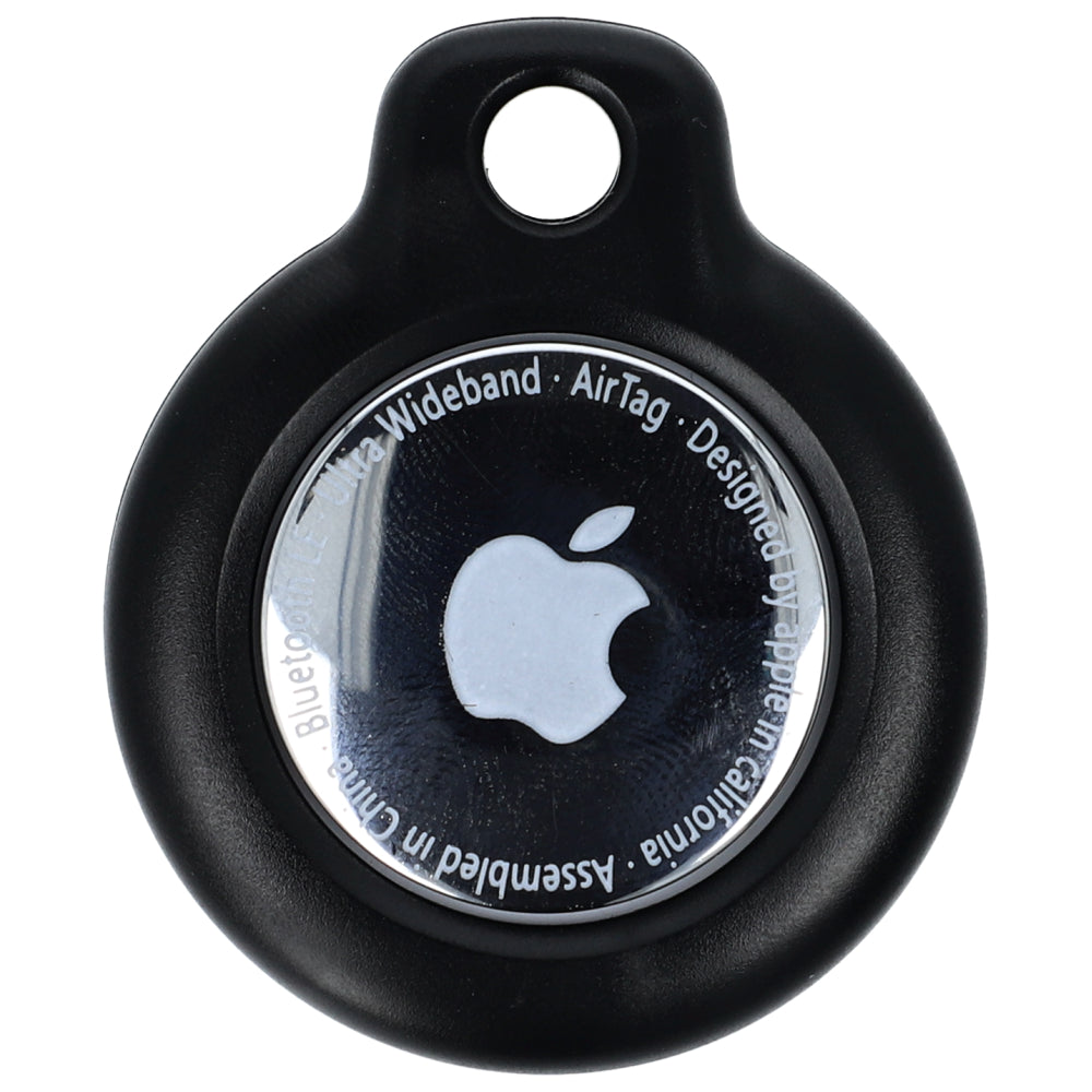 Schutzhülle Bizon Case Locator Keychain für Apple AirTag, Schwarz