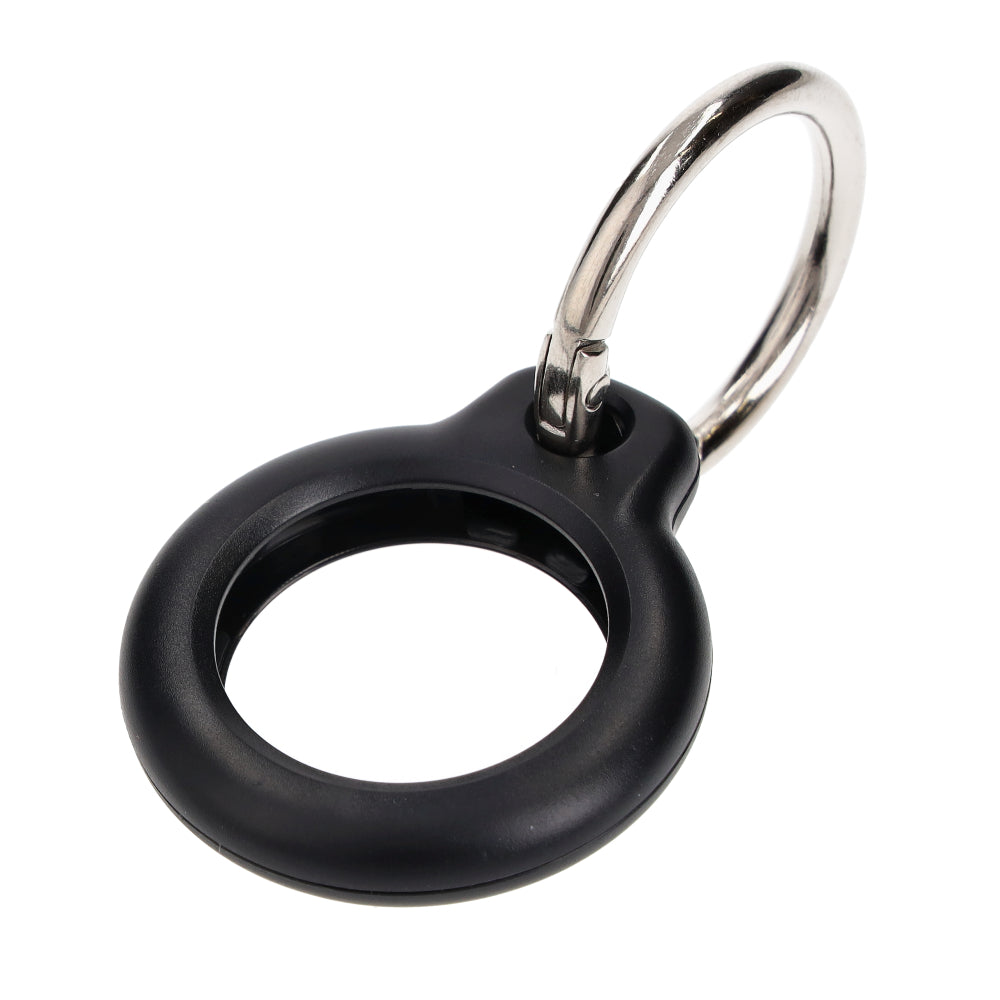 Schutzhülle Bizon Case Locator Keychain für Apple AirTag, Schwarz