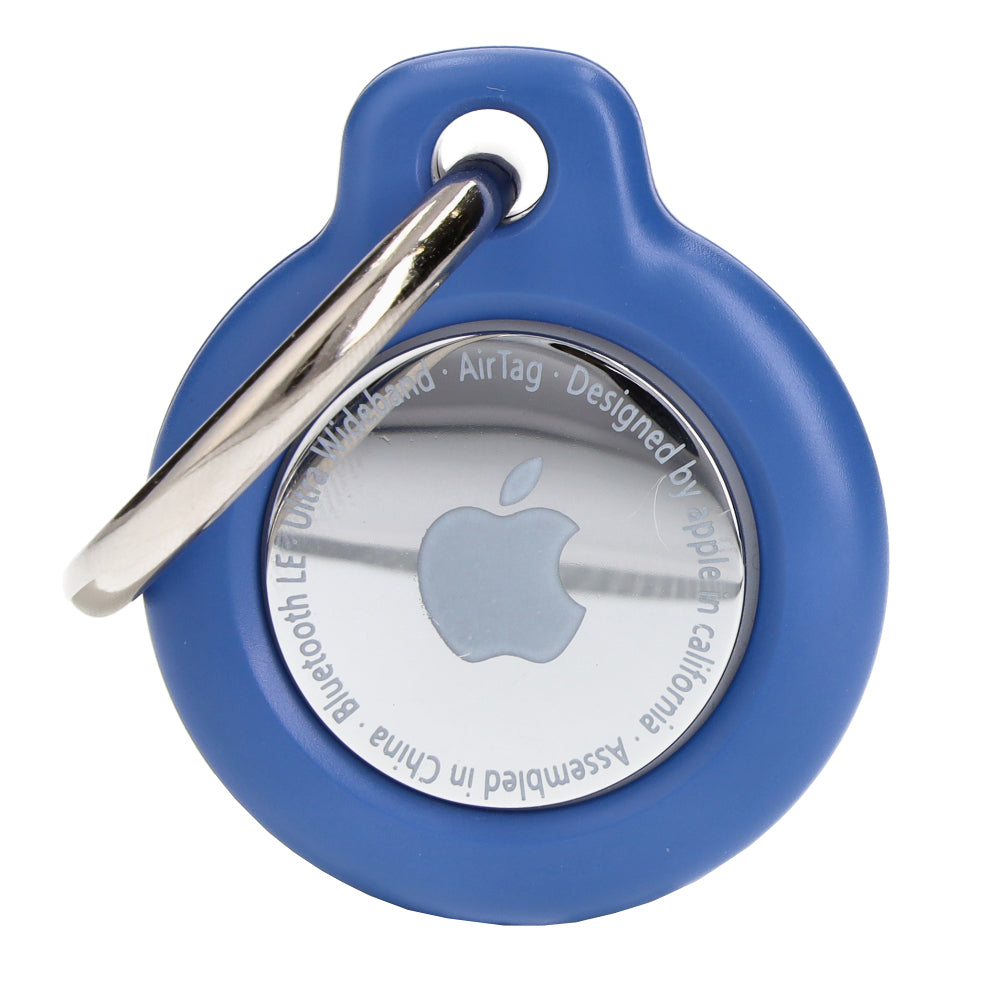 Schutzhülle Bizon Case Locator Keychain für Apple AirTag, Blau