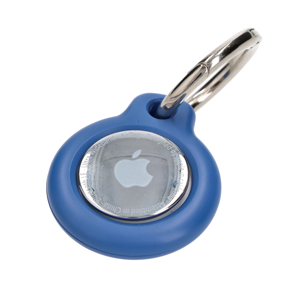 Schutzhülle Bizon Case Locator Keychain für Apple AirTag, Blau