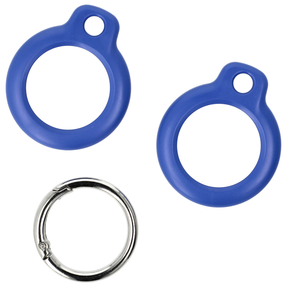 Schutzhülle Bizon Case Locator Keychain für Apple AirTag, Blau