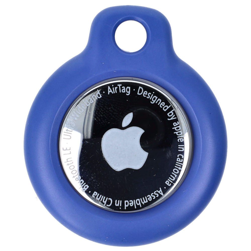 Schutzhülle Bizon Case Locator Keychain für Apple AirTag, Blau