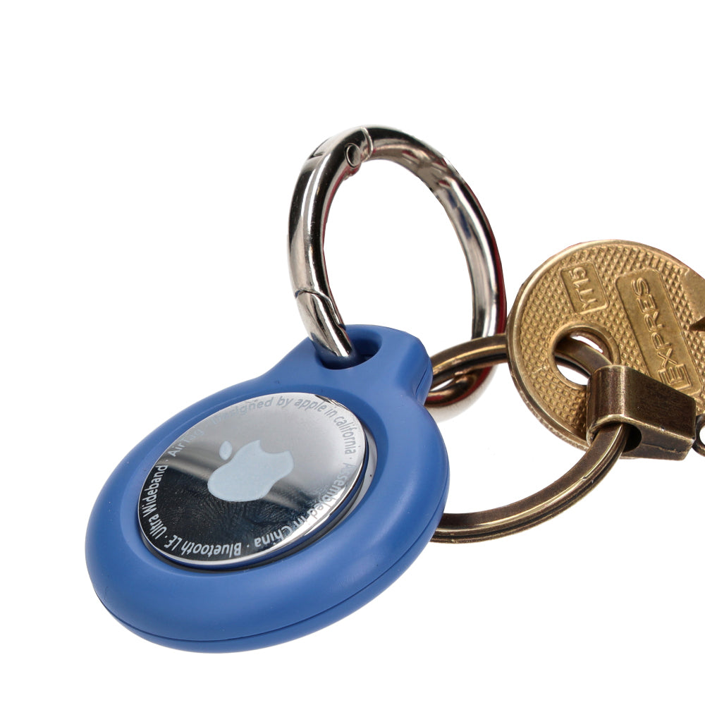 Schutzhülle Bizon Case Locator Keychain für Apple AirTag, Blau