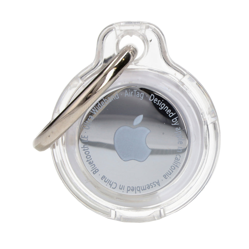 Schutzhülle Bizon Case Locator Keychain für Apple AirTag, Transparent