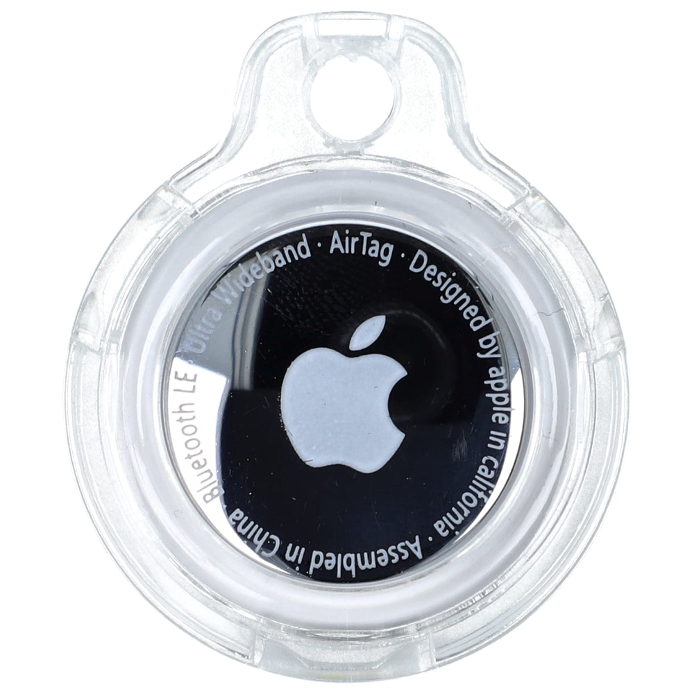 Schutzhülle Bizon Case Locator Keychain für Apple AirTag, Transparent