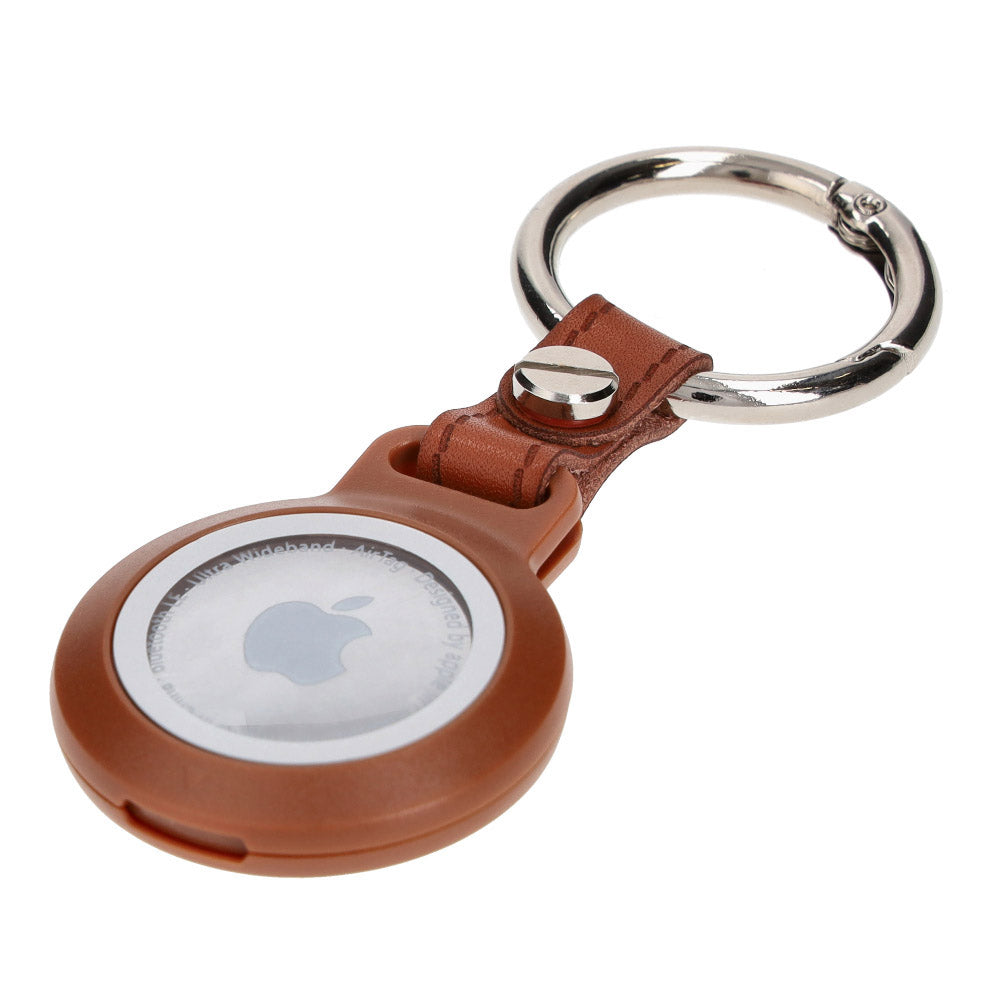 Schutzhülle Bizon Case Locator Waterproof für Apple AirTag, Braun