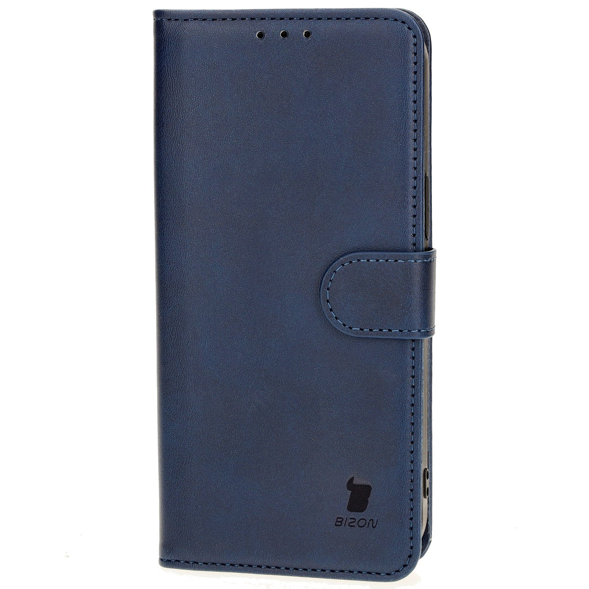 Handyhülle mit Klappe für iPhone 14 Pro Max, Bizon Case Pocket, Dunkelblau