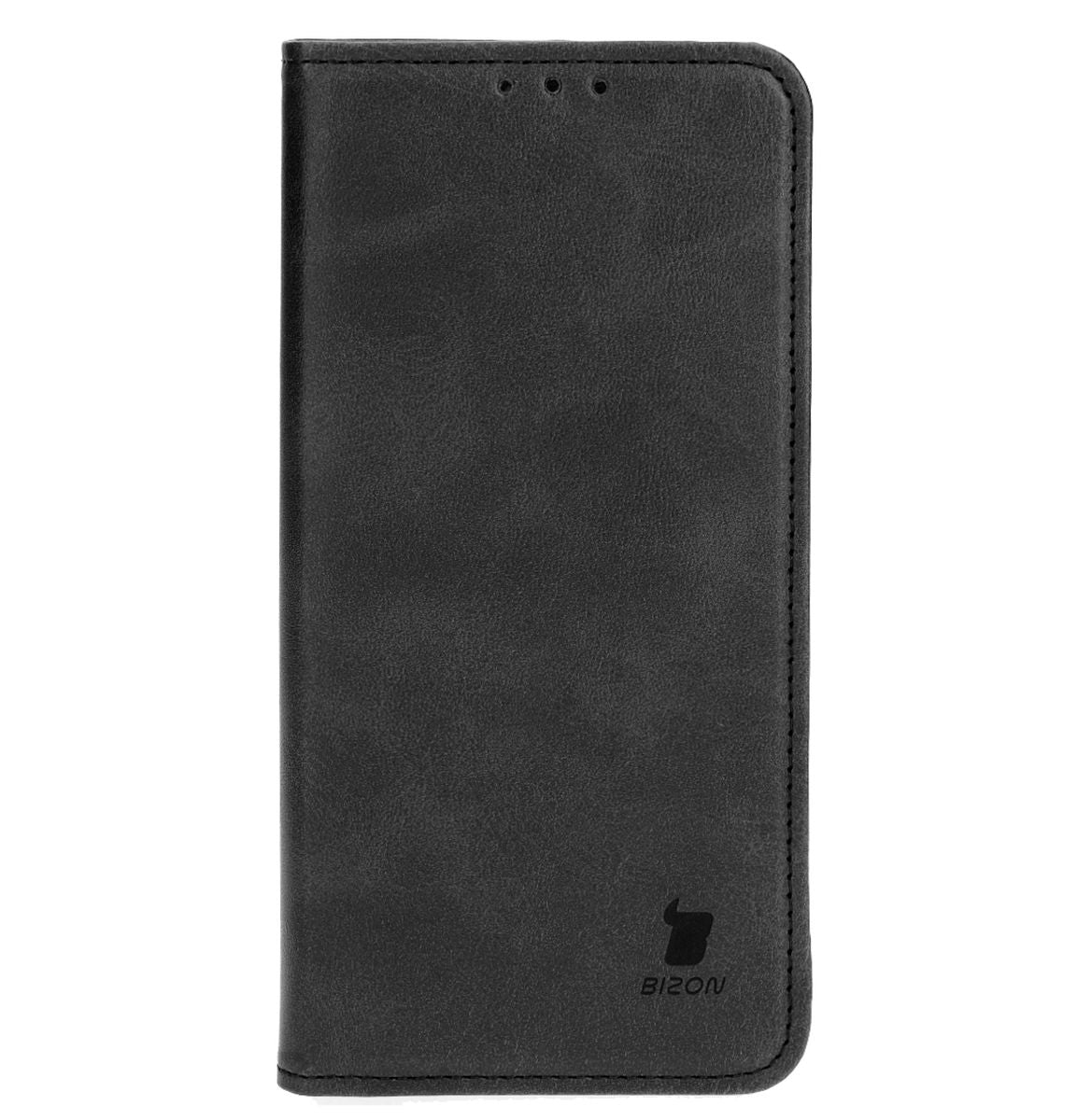 Handyhülle mit Klappe für Galaxy S24 Plus, Bizon Case Pocket Pro, Schwarz