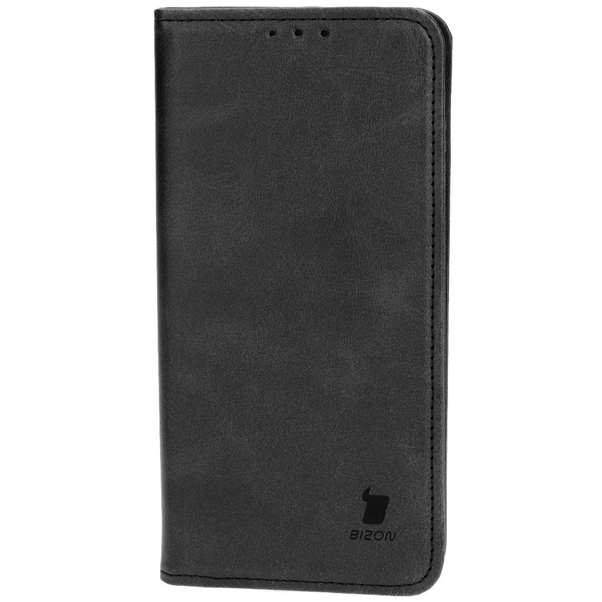 Handyhülle mit Klappe für Galaxy S24 Plus, Bizon Case Pocket Pro, Schwarz