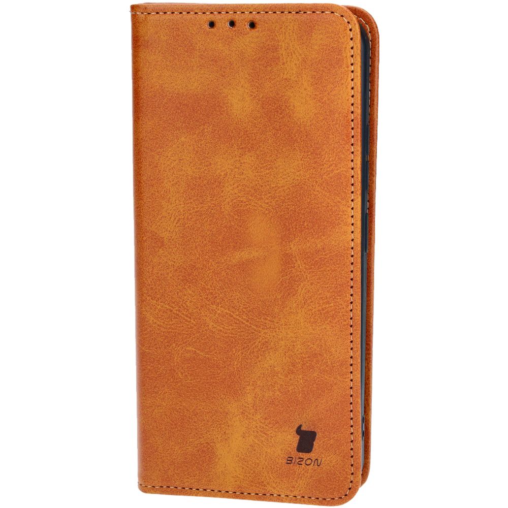 Handyhülle mit Klappe für Galaxy Xcover7, Bizon Case Pocket Pro, Braun
