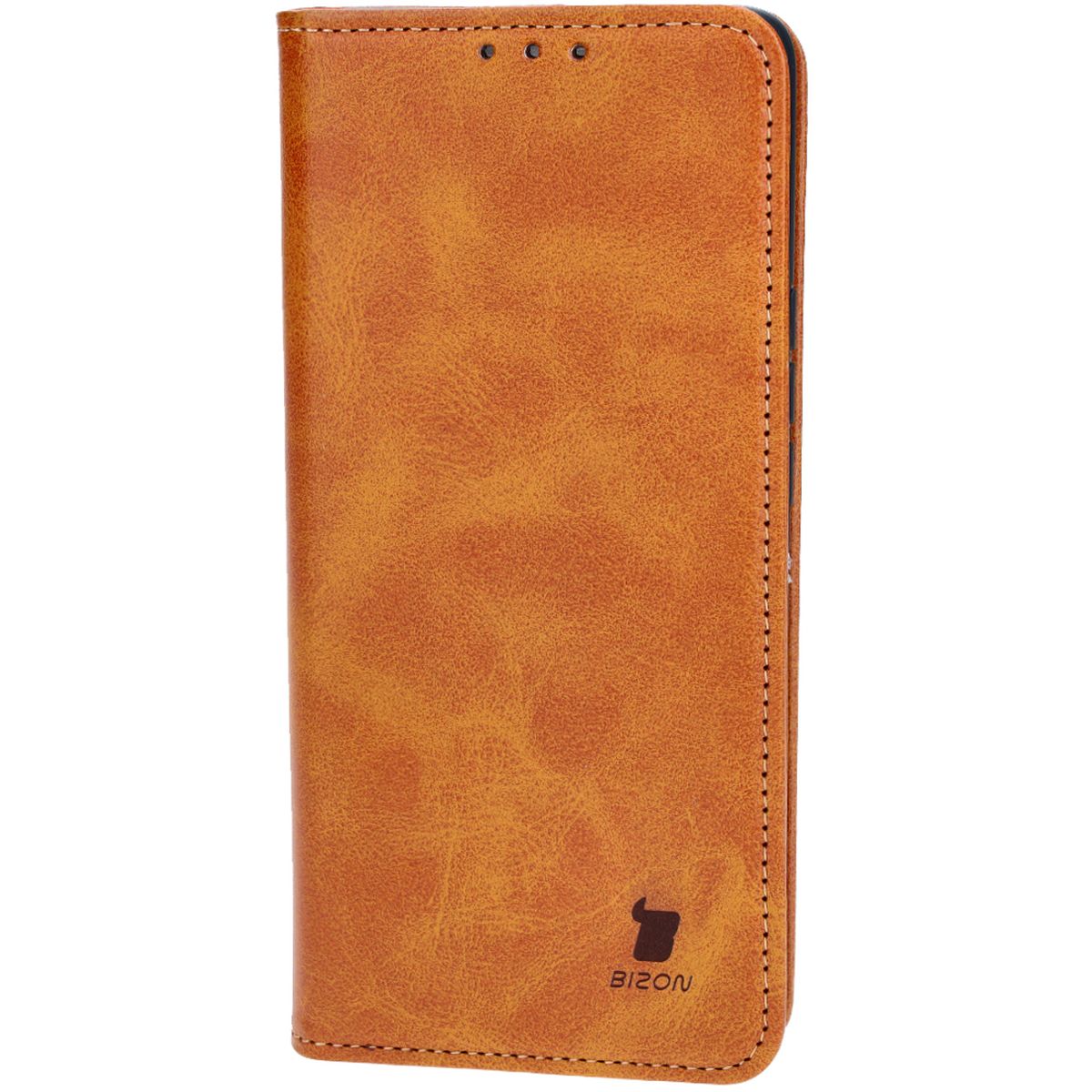 Handyhülle mit Klappe für Honor Magic6 Lite, Bizon Case Pocket Pro, Braun
