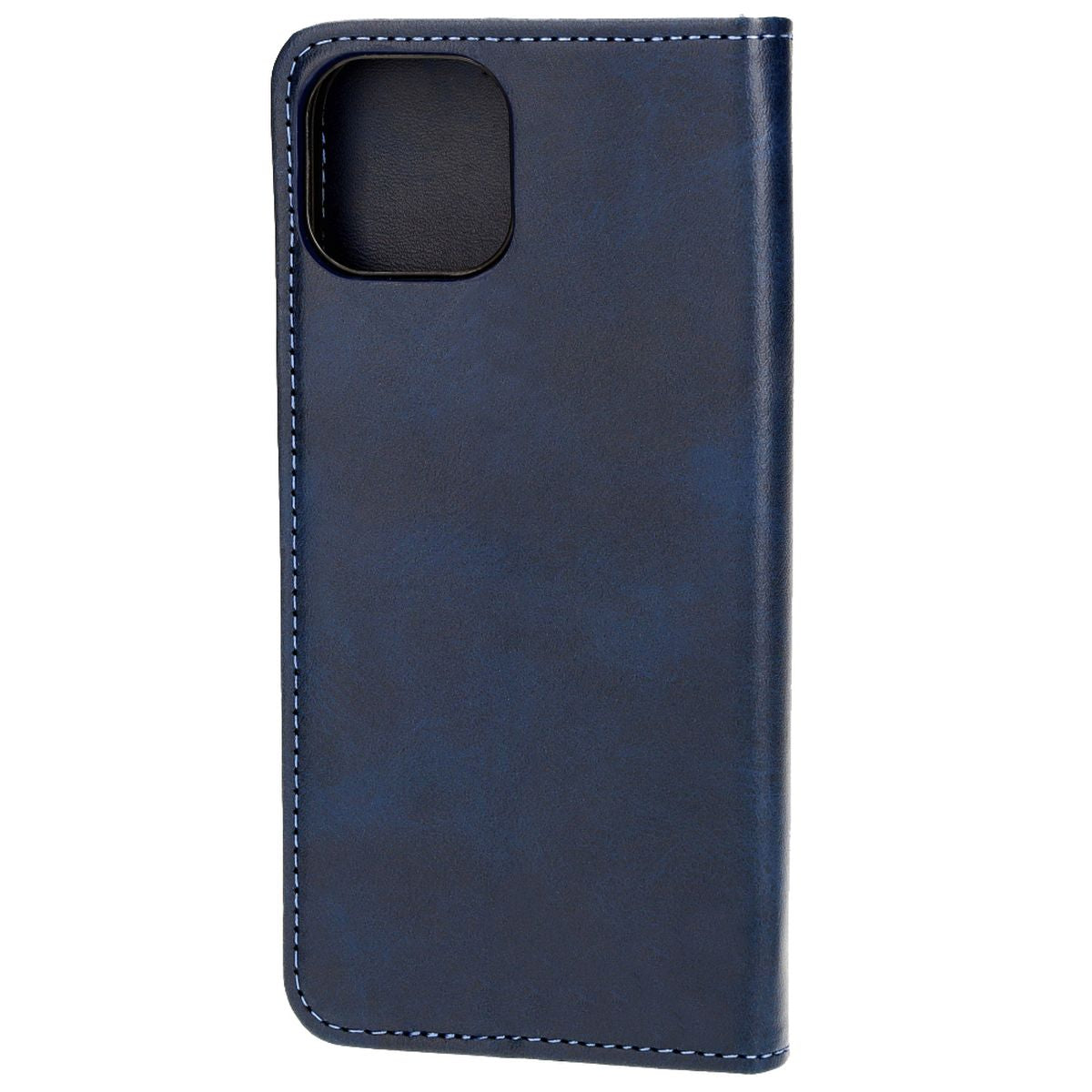 Handyhülle mit Klappe für iPhone 14, Bizon Case Pocket Pro, Dunkelblau