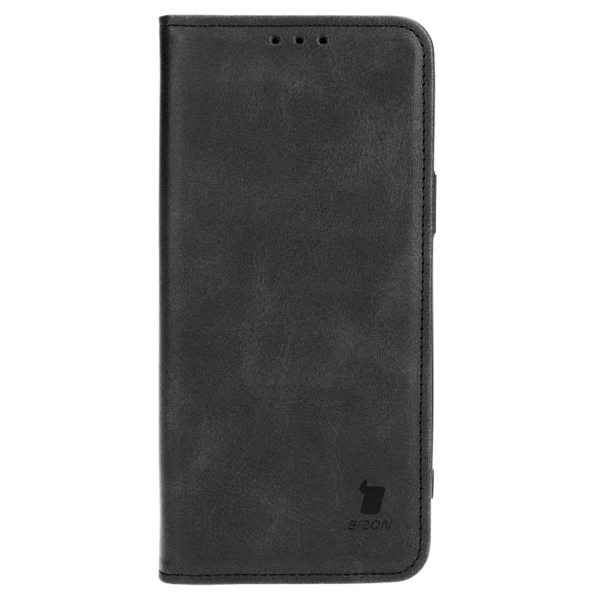 Handyhülle mit Klappe für iPhone 14 Plus, Bizon Case Pocket Pro, Schwarz