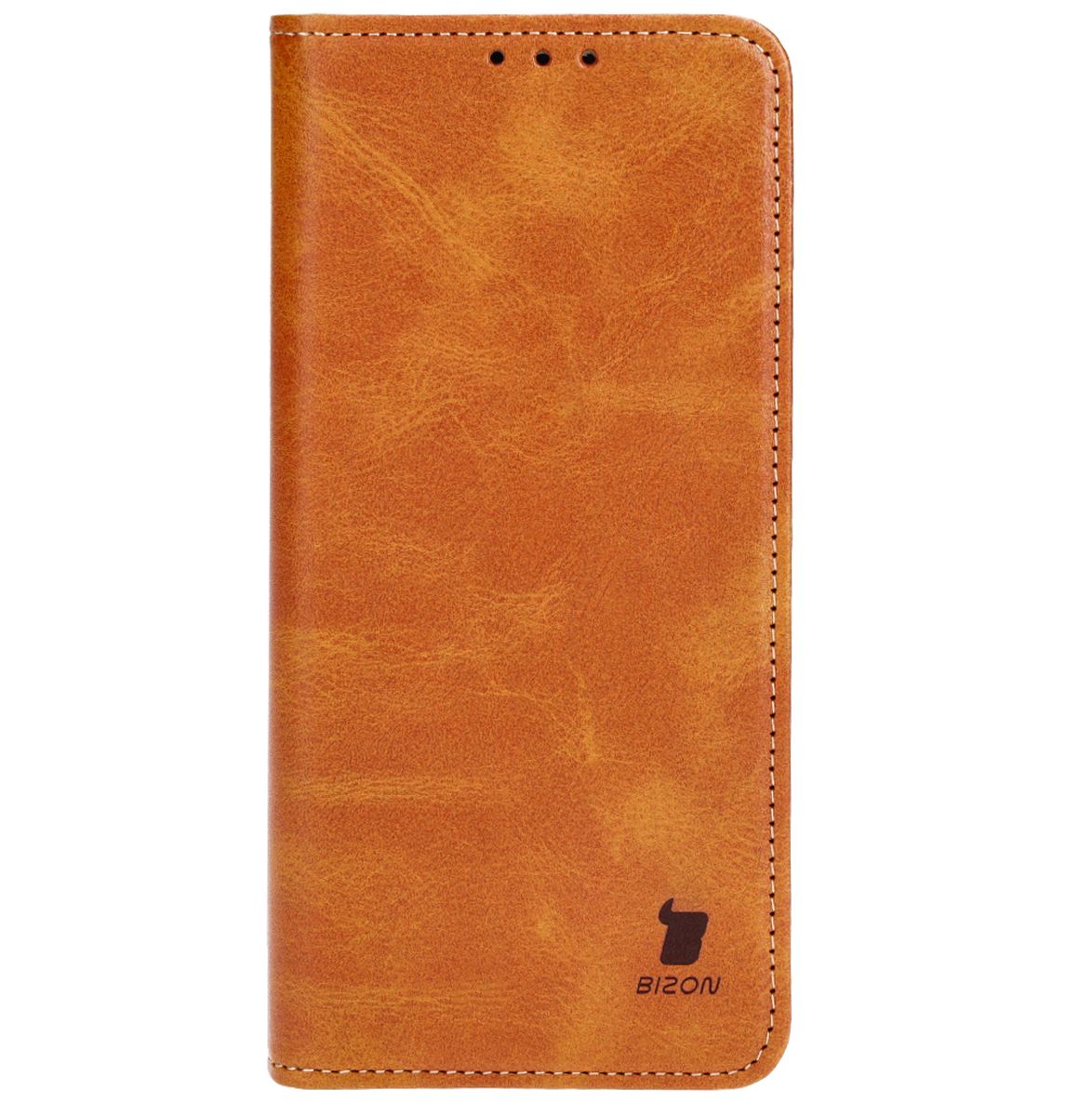 Handyhülle mit Klappe für Oppo A58 4G, Bizon Case Pocket Pro, Braun
