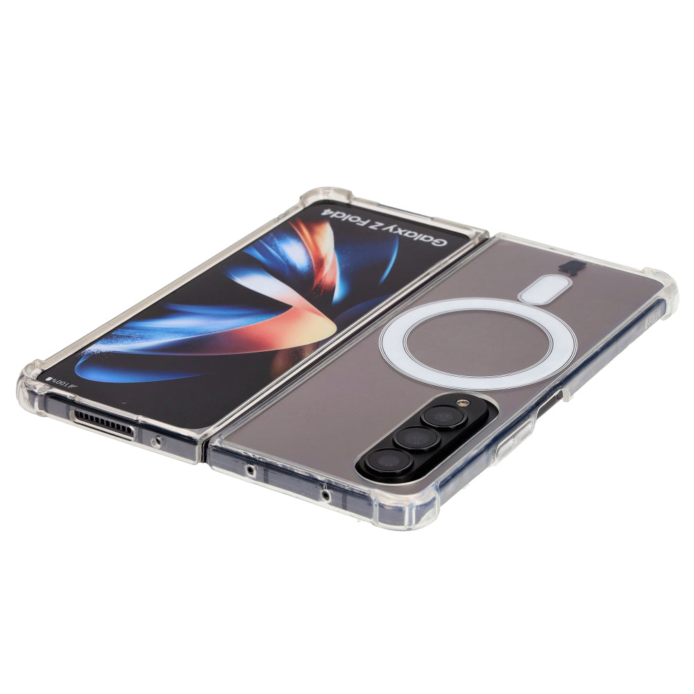 Schutzhülle Bizon Case Pure MagSafe für Samsung Galaxy Z Fold4, Transparent