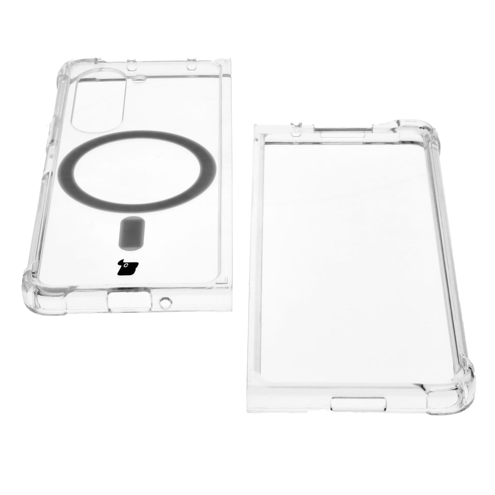 Schutzhülle Bizon Case Pure Magnetic für Galaxy Z Fold5, Transparent