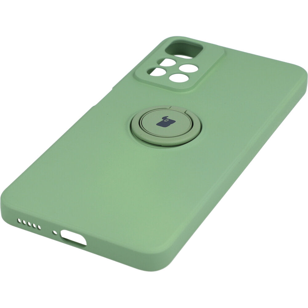 Schutzhülle Bizon Case Silicone Ring für Xiaomi Redmi Note 11 Pro+ 5G, Grün