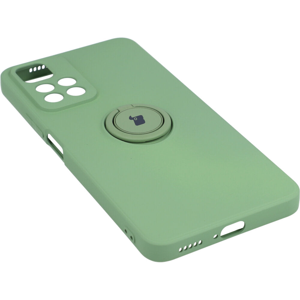 Schutzhülle Bizon Case Silicone Ring für Xiaomi Redmi Note 11 Pro+ 5G, Grün
