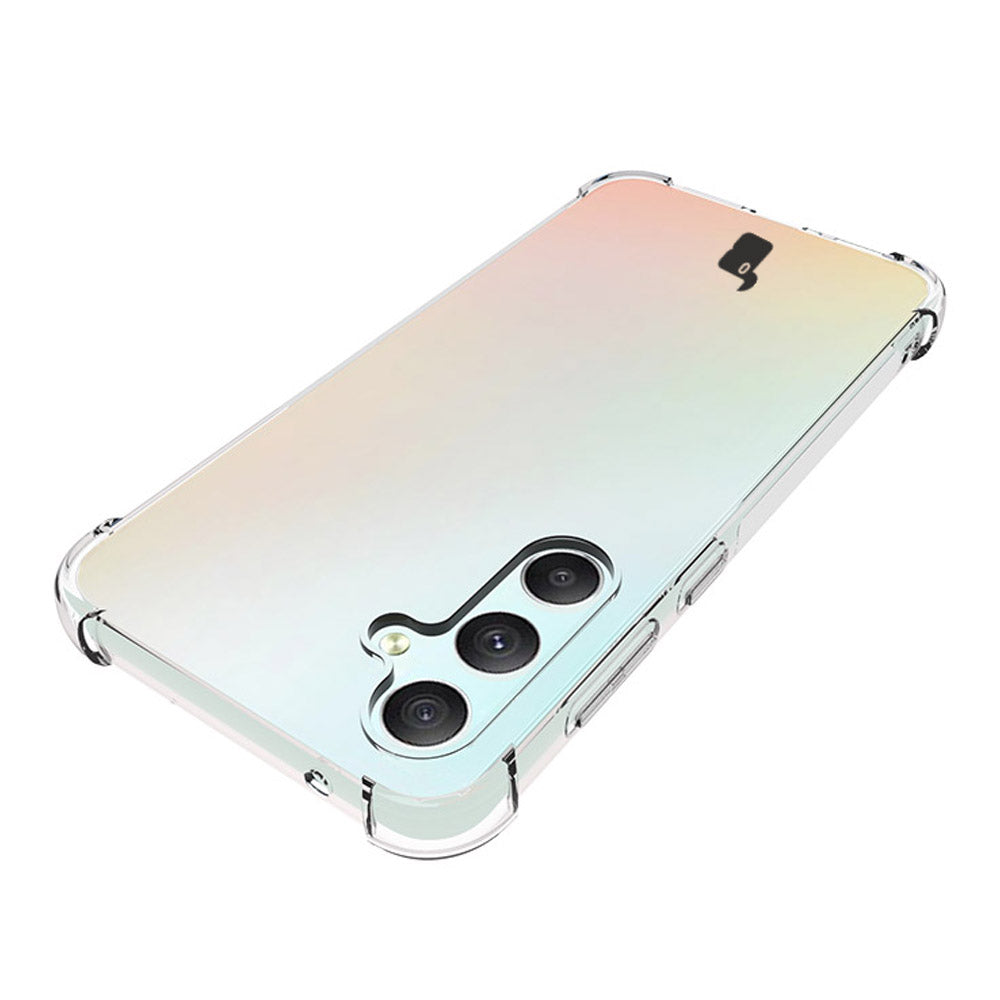Schutzhülle + 2x Glas Bizon Case Clear Pack für Galaxy S23 FE, Transparent